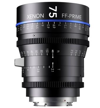 Xenon full-frame primes 75mm