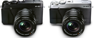 FUJIFILM X-E2 Digital Camera - Black and Silver