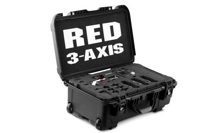 RED 3-axis lens control system in case