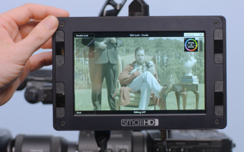 Real-time Color Grading SmallHD Onboard Monitor
