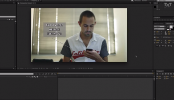 After Effects Tutorial - Phone Text Message Popup