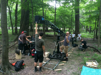 Egripment Gear in action on the sets of Pink Hippo productions