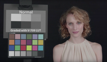 DVX200 footage graded with V Log L