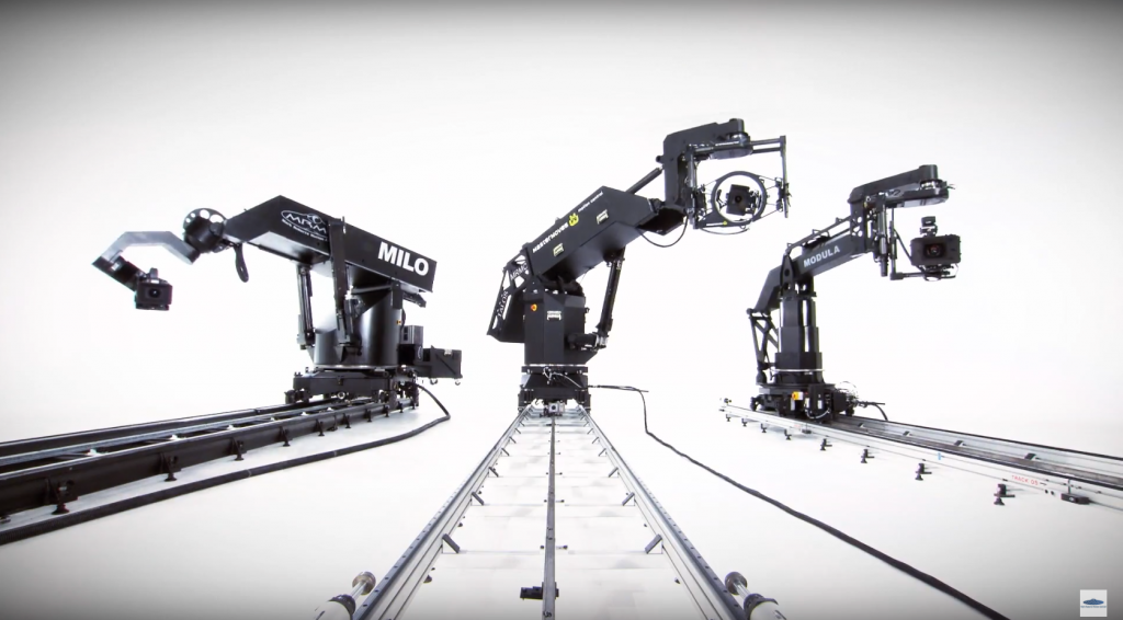 Bet Your Showreel Doesn't Have Three Awesome Robot Motion Control Rigs In it