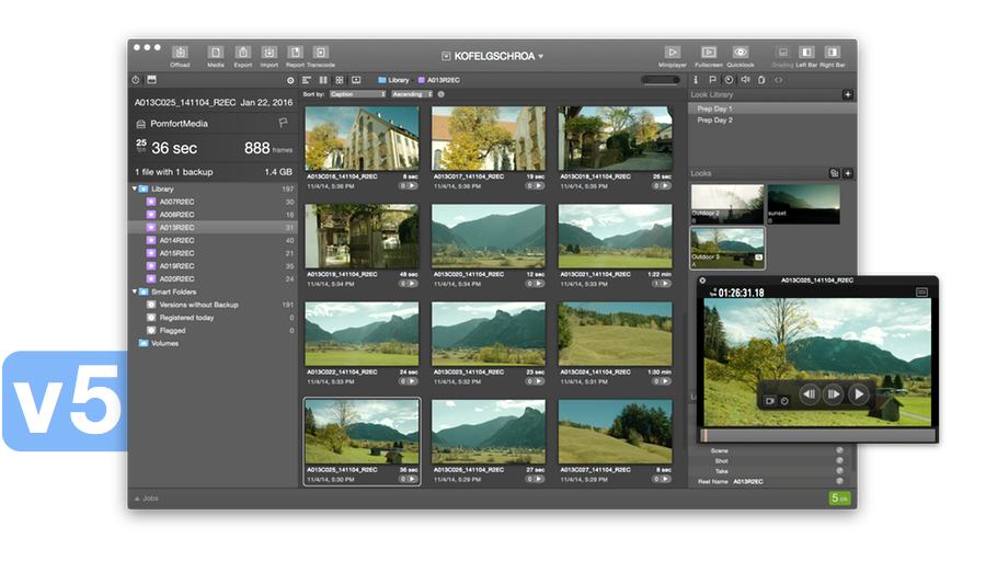 Silverstack v5 Clip Library