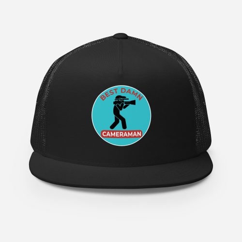 Best Damn Cameraman #3 - Trucker Cap - Black