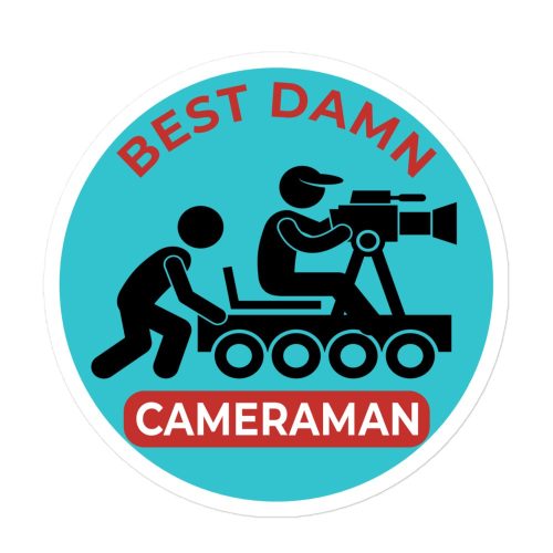 Best Damn Cameraman - #2 - Bubble-free stickers