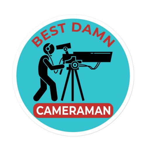 Best Damn Cameraman - #4 - Bubble-free stickers