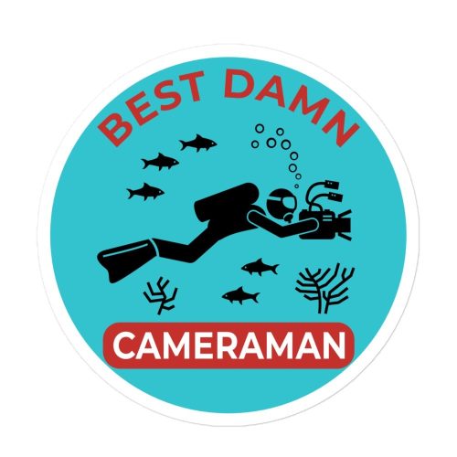 Best Damn Cameraman - #5 - Bubble-free stickers