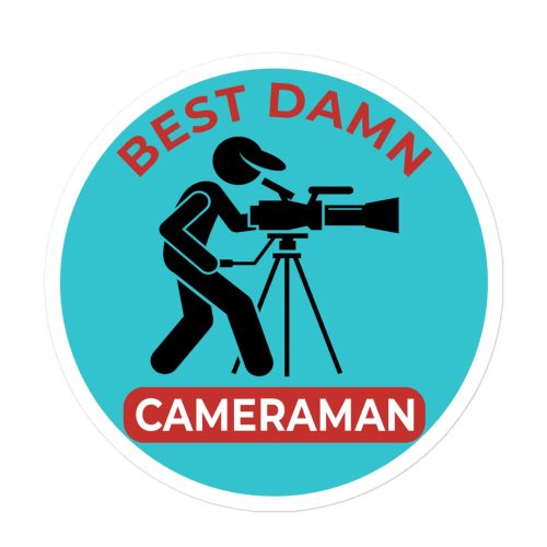 Best Damn Cameraman - #6 - Bubble-free stickers