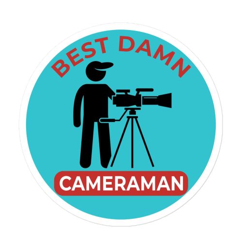 Best Damn Cameraman - #7 - Bubble-free stickers