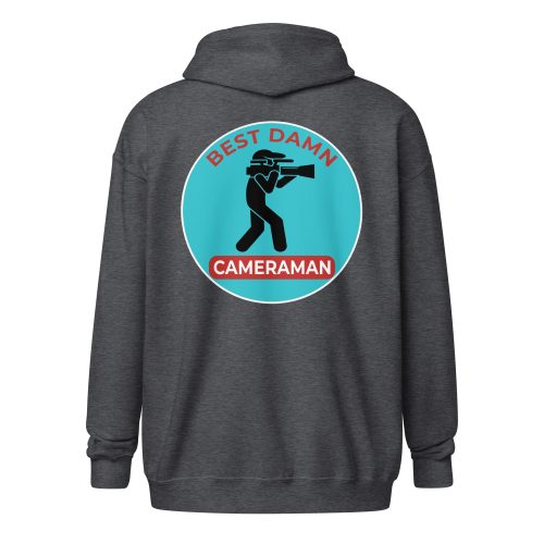 Best Damn Cameraman #3 – Gildan Zip Hoodie