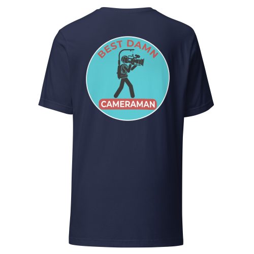 Best Damn Cameraman #8 – Bella + Canvas T-Shirt