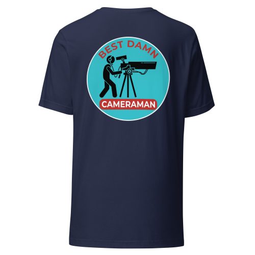Best Damn Cameraman #4 – Bella + Canvas T-Shirt