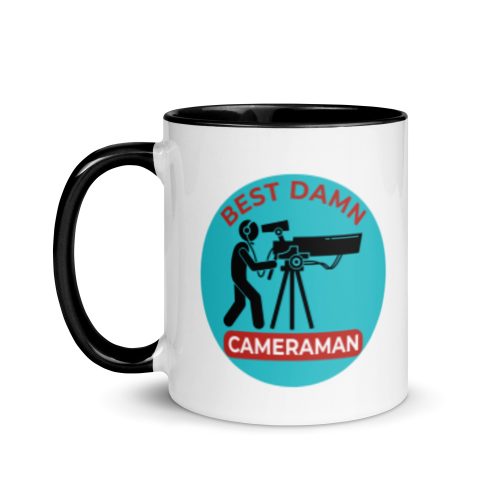 Best Damn Cameraman #4 - Mug with Colour Inside
