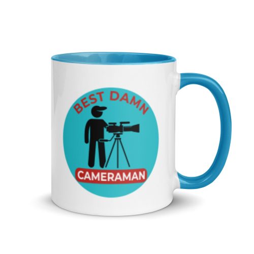 Best Damn Cameraman #7 - Mug with Colour Inside