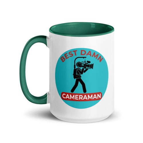 Best Damn Cameraman #8 - Mug with Colour Inside