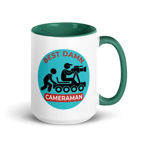 Best Damn Cameraman #2 - Mug with Colour Inside