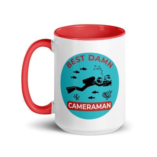 Best Damn Cameraman #5 - Mug with Colour Inside